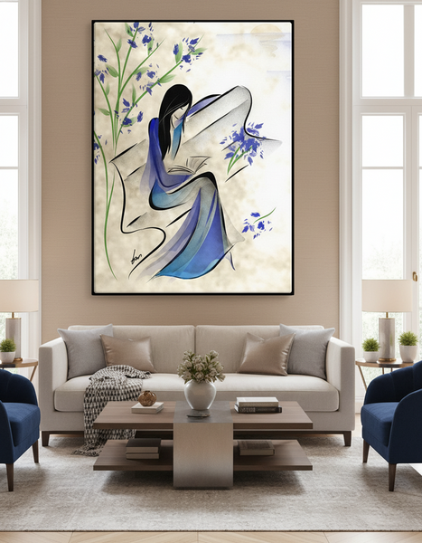 Whisper of Blue Blossoms