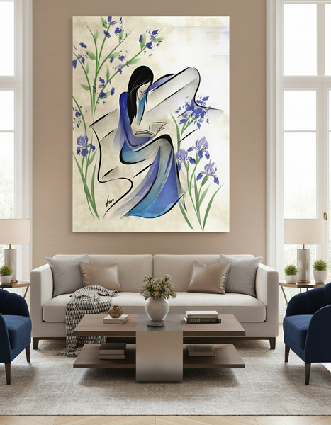 Whisper of Blue Blossoms