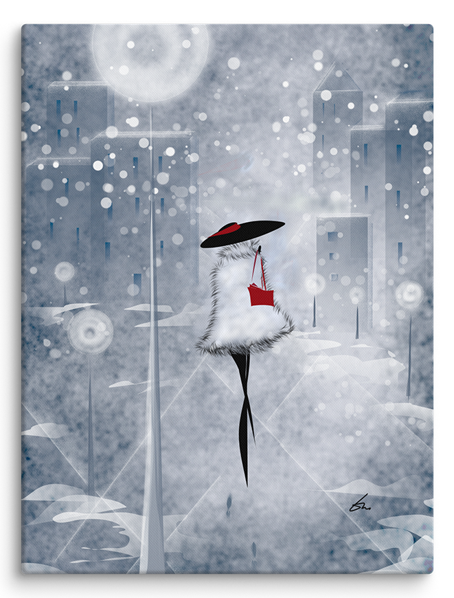 Winter — Minimalist Art Print by Tatyana Markovtsev | Feel The