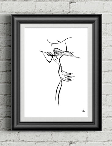 Spring Playing Violin