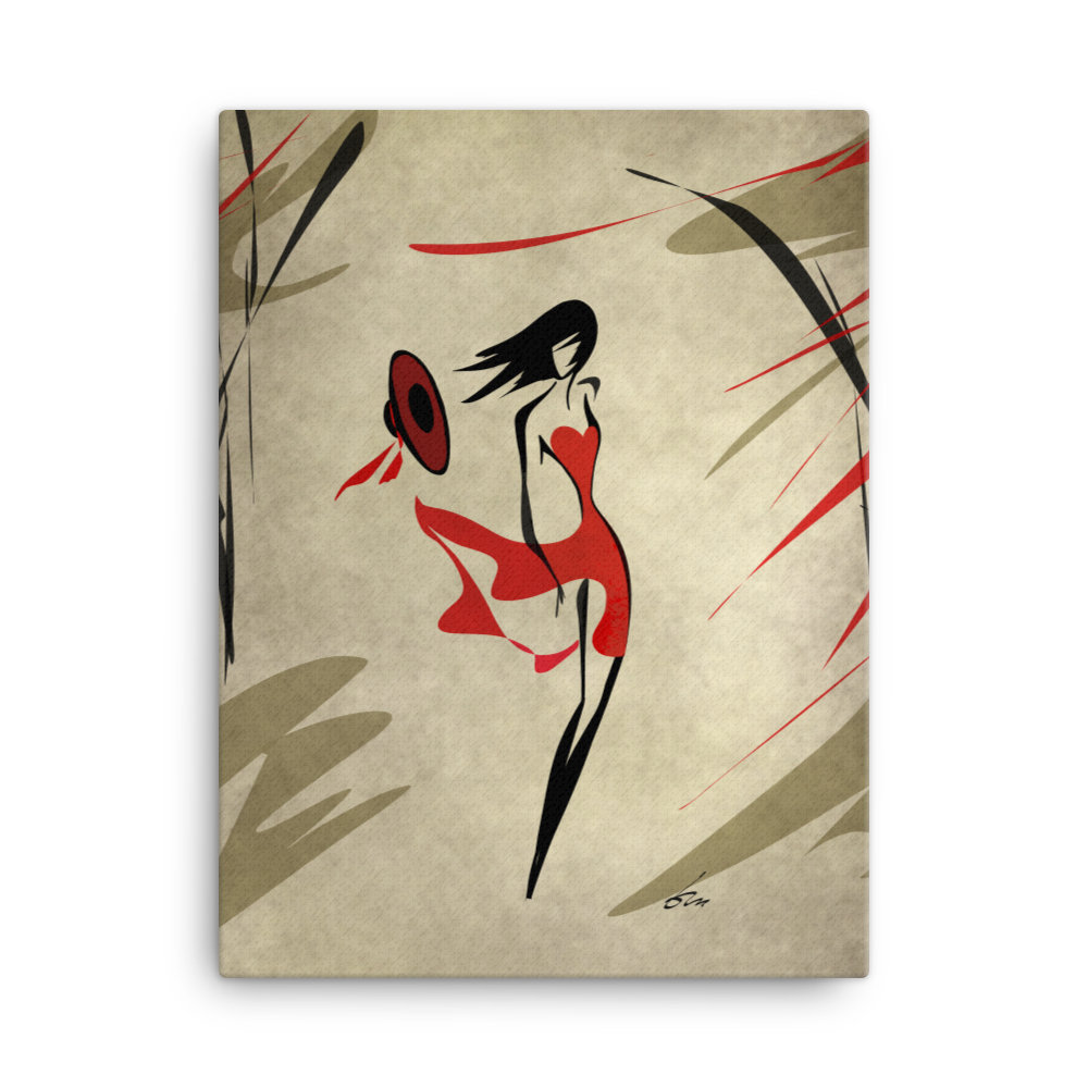 Red Dress Feel The Line