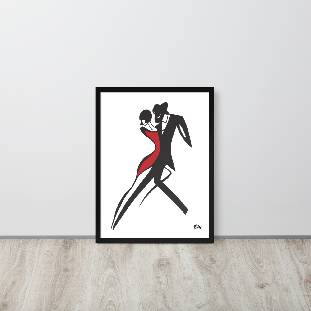Tango — Minimalist Line Art Print by Tatyana Markovtsev – Feel The