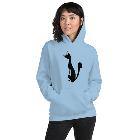 Sitting Cat Unisex Hoodie